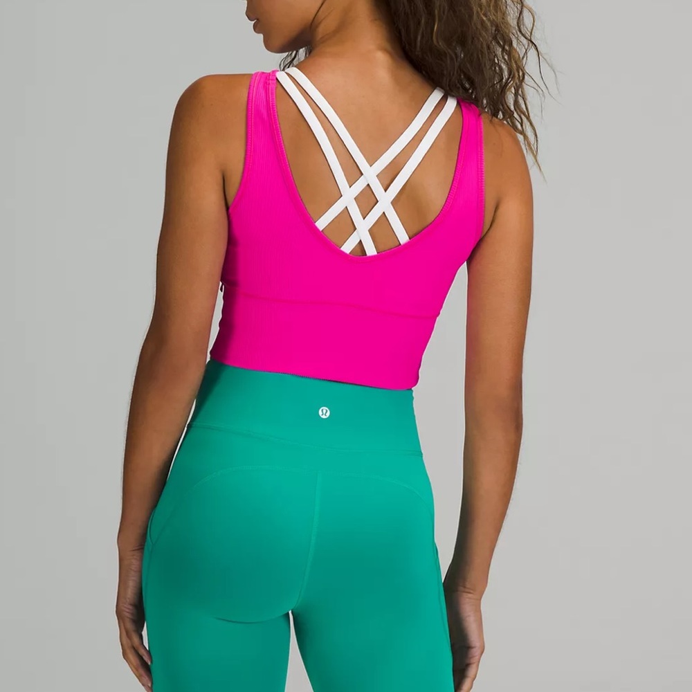 Lululemon Power Pivot Tank *Rib RARE COLOR